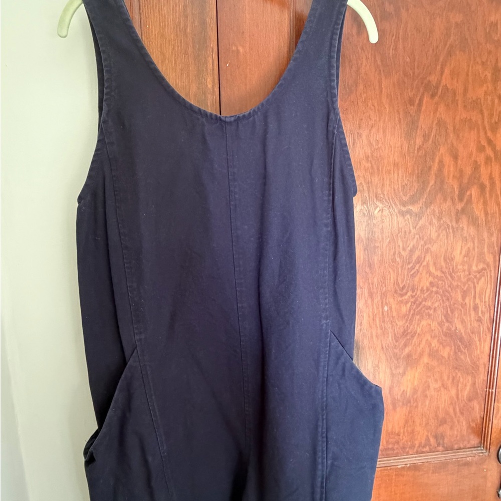 Elizabeth Suzann Navy Sleeveless Jumpsuit - Picture 2 of 7